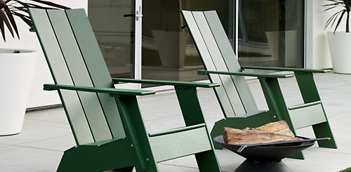 Loll's Adirondack Chair Made of 100% Recycled Materials 