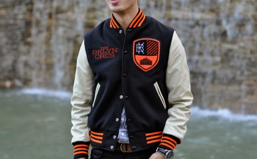 Student fucks cock varsity jacket