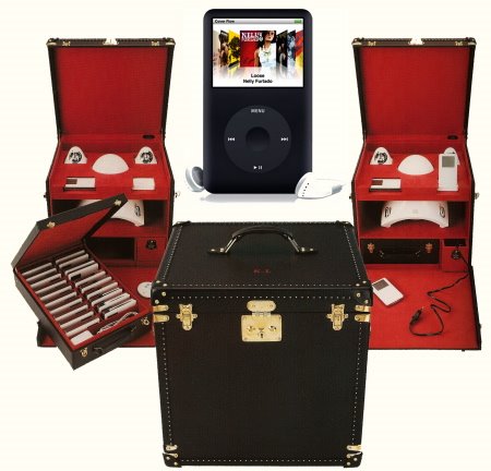 Louis Vuitton Trunk: Lagerfeld' Trunk capable of carrying his.. 40 ipods!