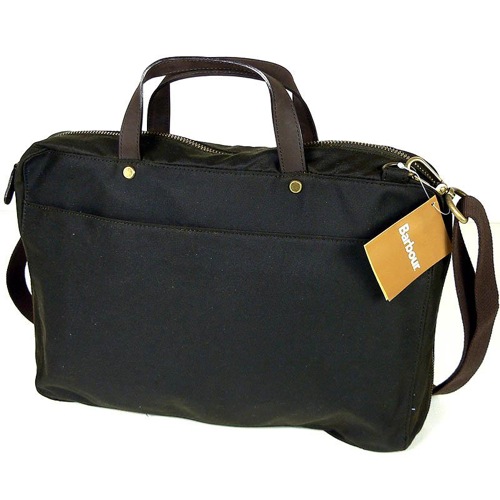 Barbour leather laptop bag best sale