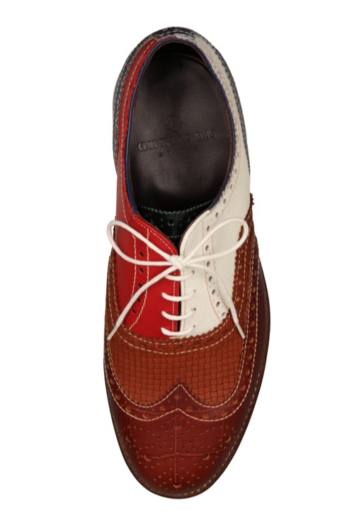 Grenson x My-Wardrobe Multi Colour Brogues