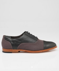 Vanishing Elephant Fairmont Canvas/Leather Oxford Shoe