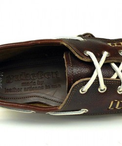 Yuketen Grain Brown Boat Shoe [S/S 2010]