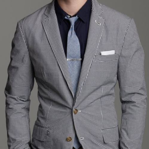 J.Crew Gingham Ludlow Sportcoat