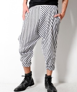 Oak Stripe Woven Harem Pant