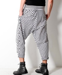 Oak Stripe Woven Harem Pant