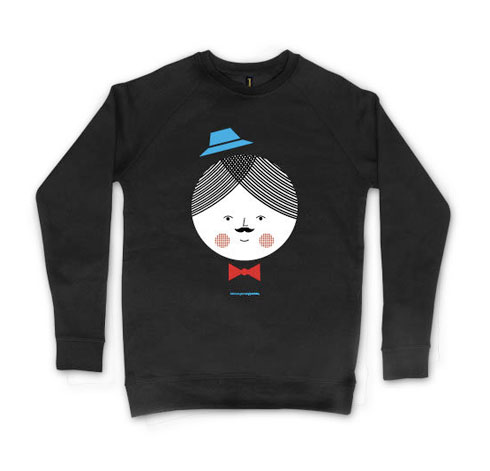 Parinto Hatman Crewneck Sweatshirt by Blanca Gómez