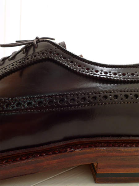 The Bureau x Alden Horween Cordovan Long Wing Blucher