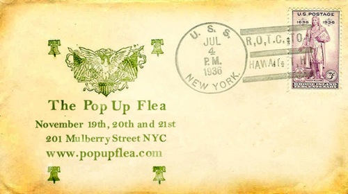 The Pop Up Flea in New York City Begins November 19th