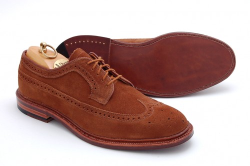 In Stock | Alden Snuff Suede Longwing Blucher - Por Homme ...