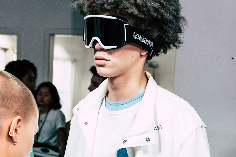 Backstage At The C2H4 S S 2018 NYFW Show Por Homme