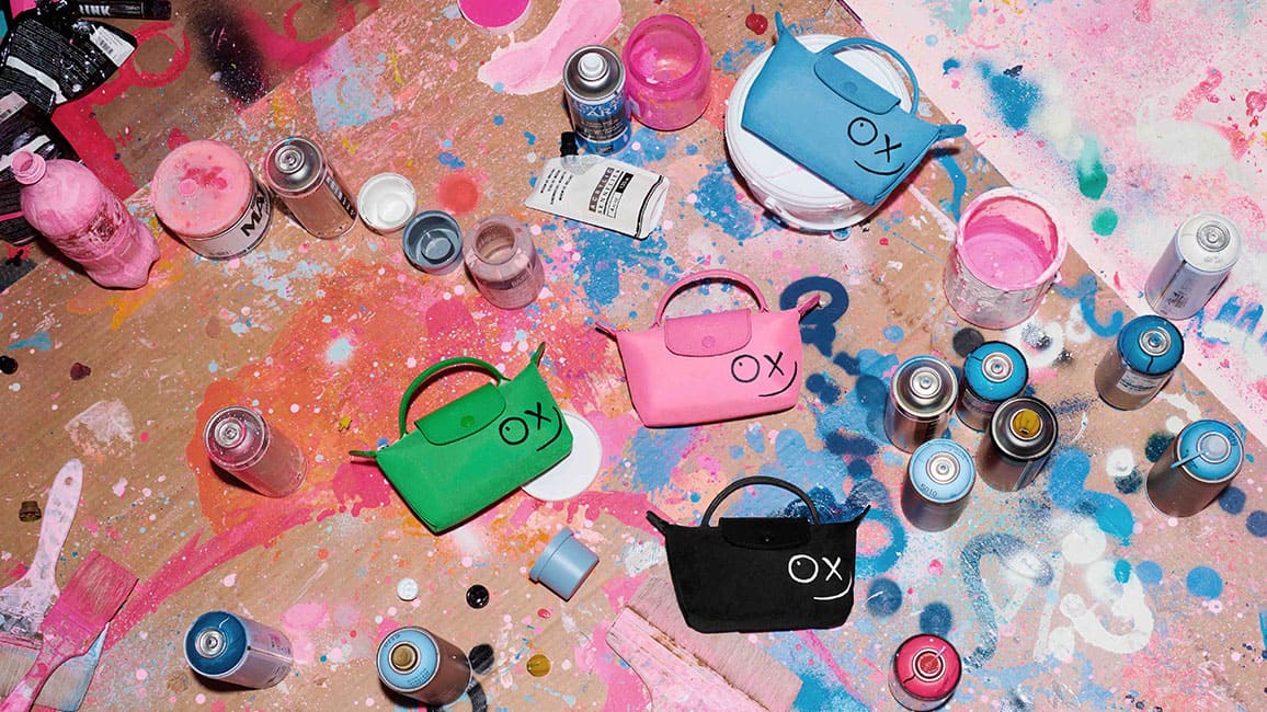 Longchamp And Graffiti Artist André Collaborate On A Joyous And