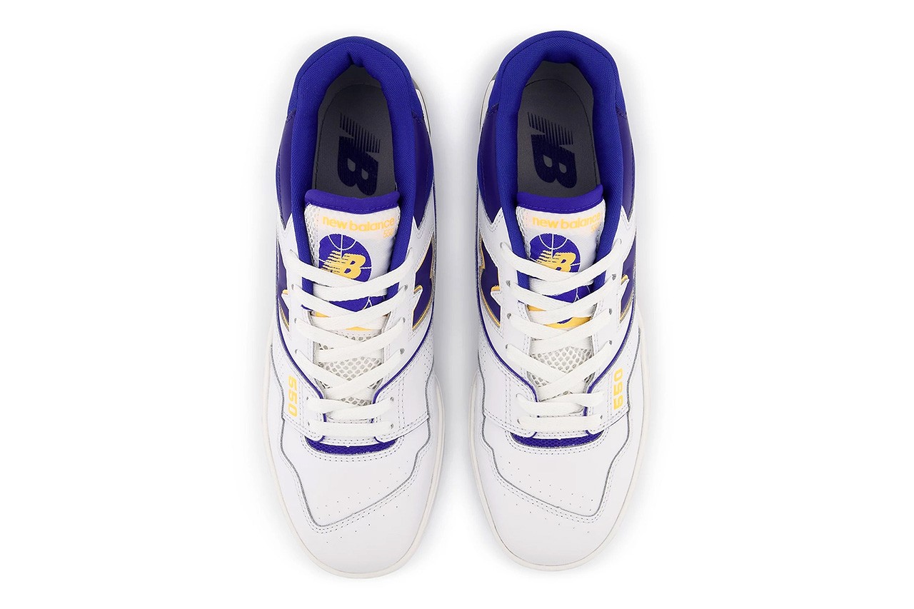 New Balance 550 Screams Purple and Gold with Lakers Inspired