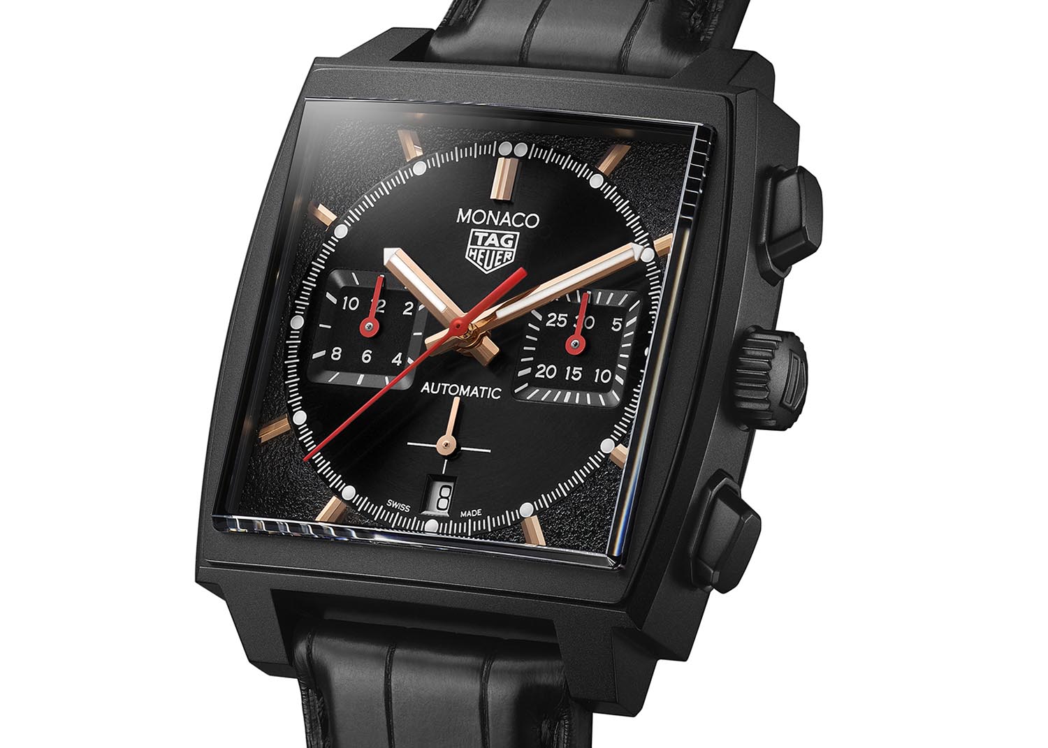 TAG Heuer Introduces New Heuer 01 Chronograph with Matte Black Ceramic Case