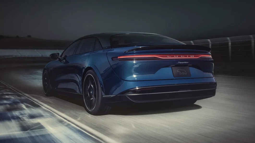 Lucid Air Sapphire Gets 1,200 HP and Beautiful, Confident Design Cues