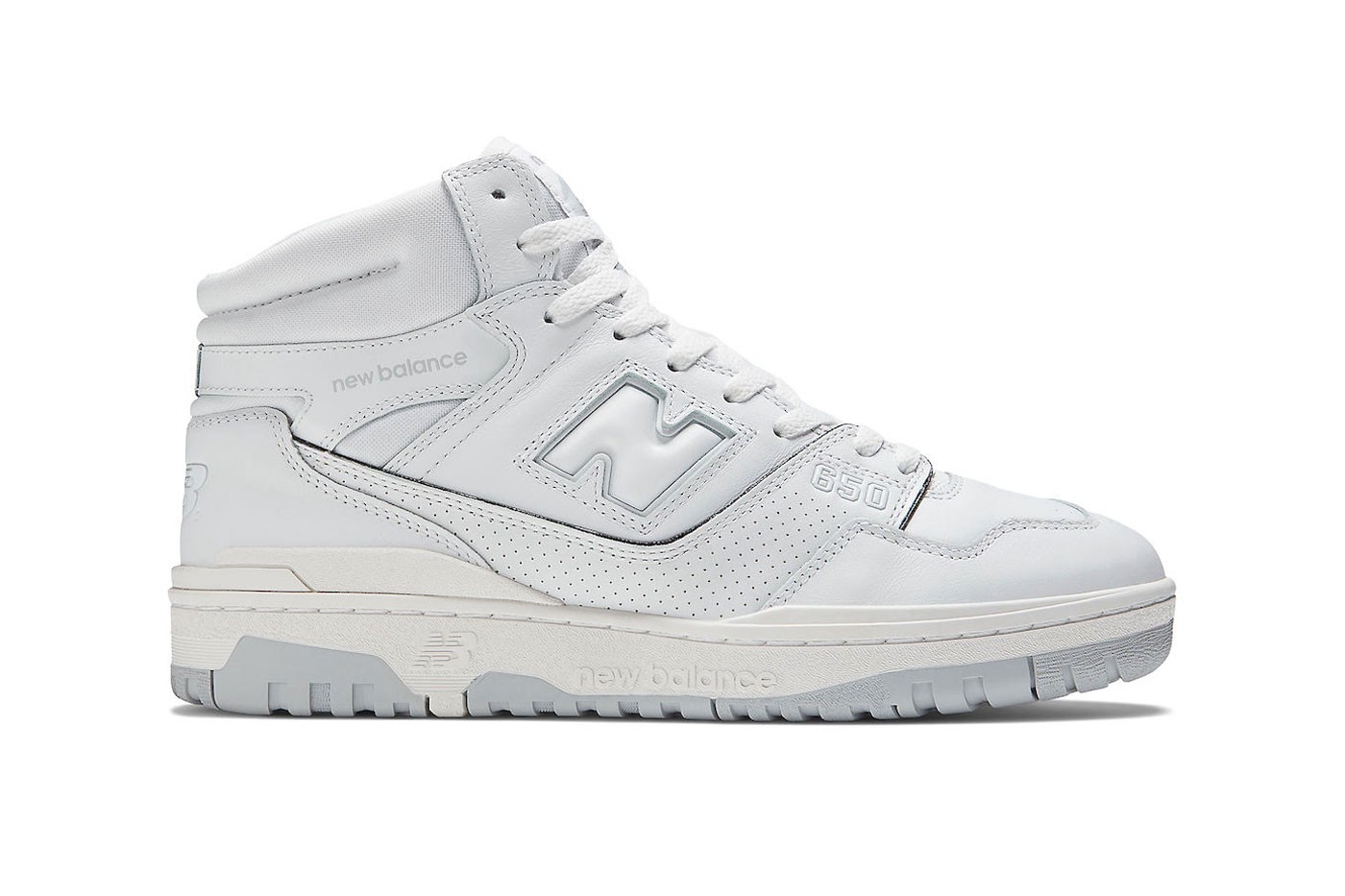 New Balance 650 Triple White Is Ready To Join Your Neutrals Lineup ...