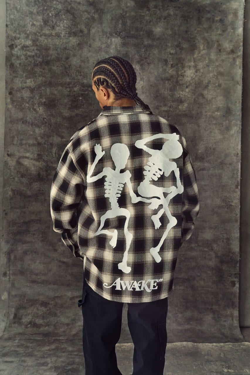 Awake Ny Logo-print Long-sleeve Jumper In Multicolor