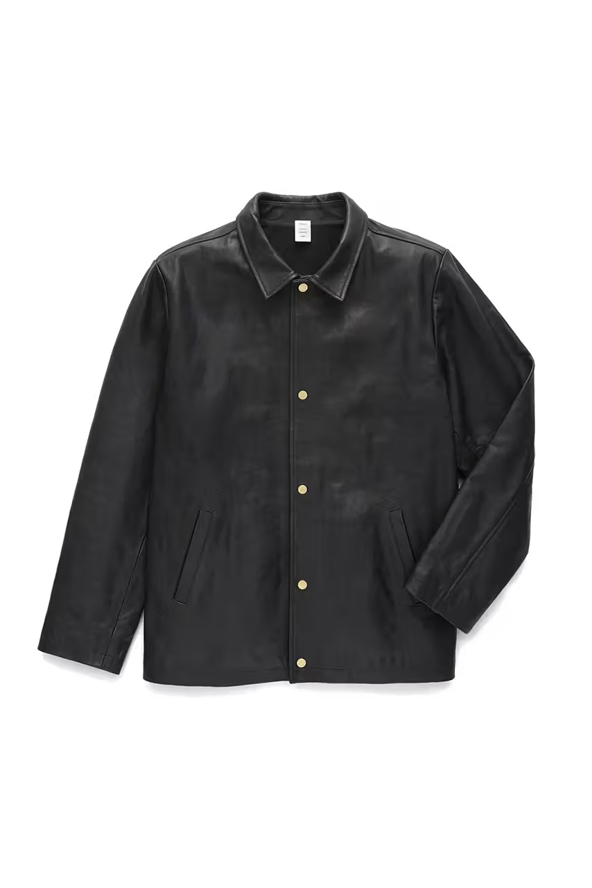 JJJJound Leather Coach Jacket Drops, A First With ECCO Leather