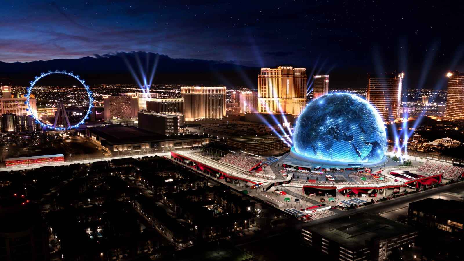 Formula 1 Las Vegas Grand Prix Artist Renders Revealed Por Homme