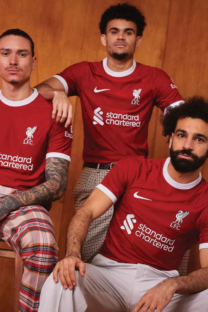 Red Nike Liverpool FC 2023/24 Home Shirt