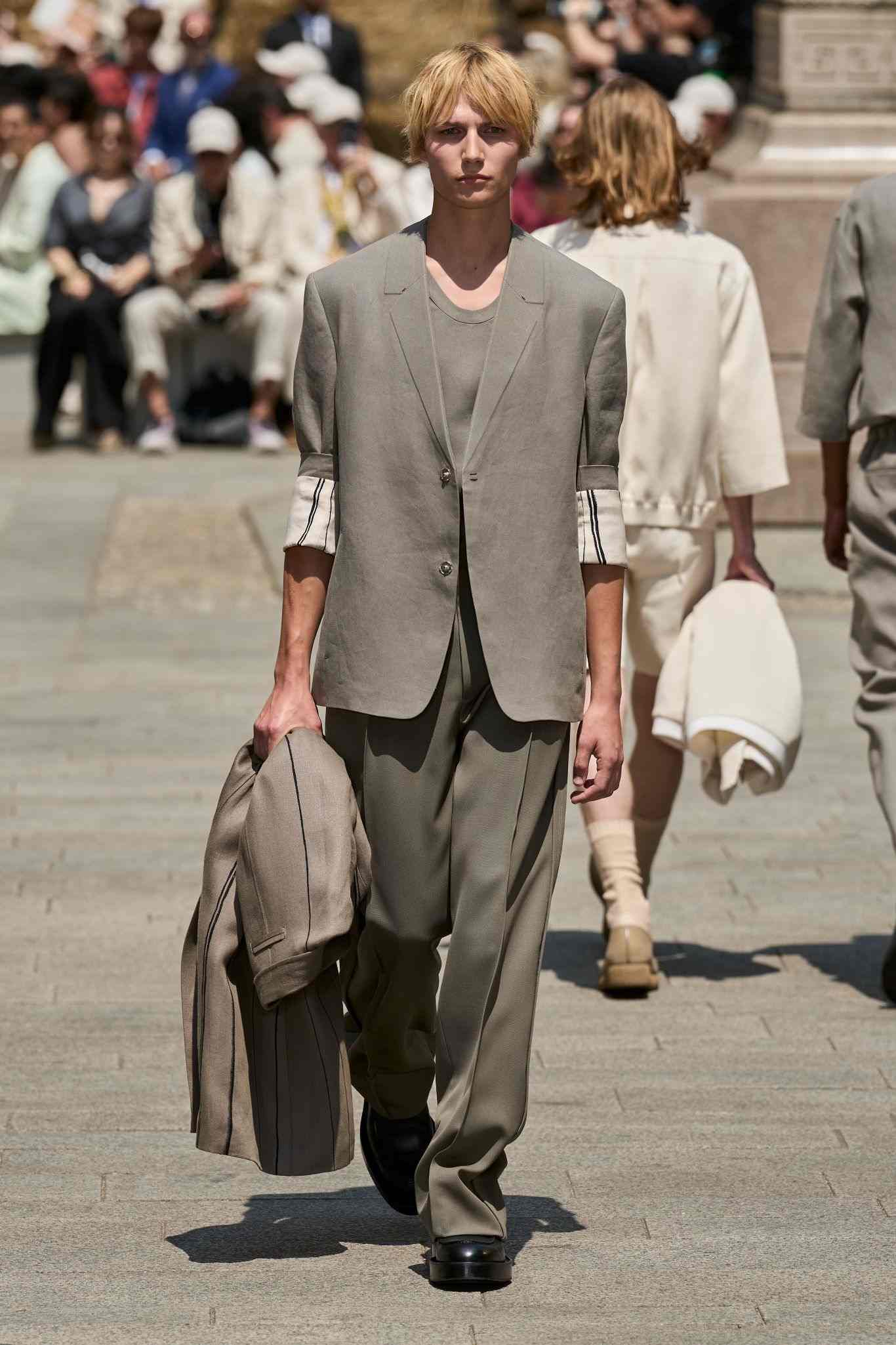 zegna's linen oasis  milan fashion week men's ss24 – Schön! Magazine