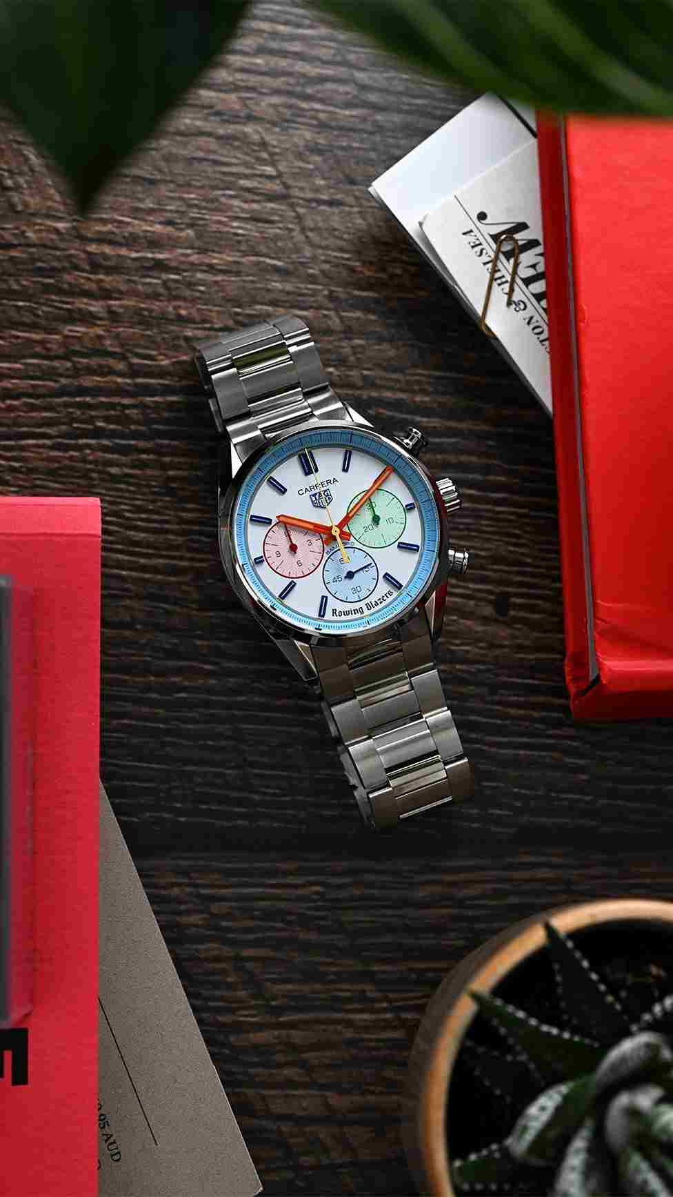 Rowing Blazers x Bamford TAG Heuer Carrera Set Sail with An