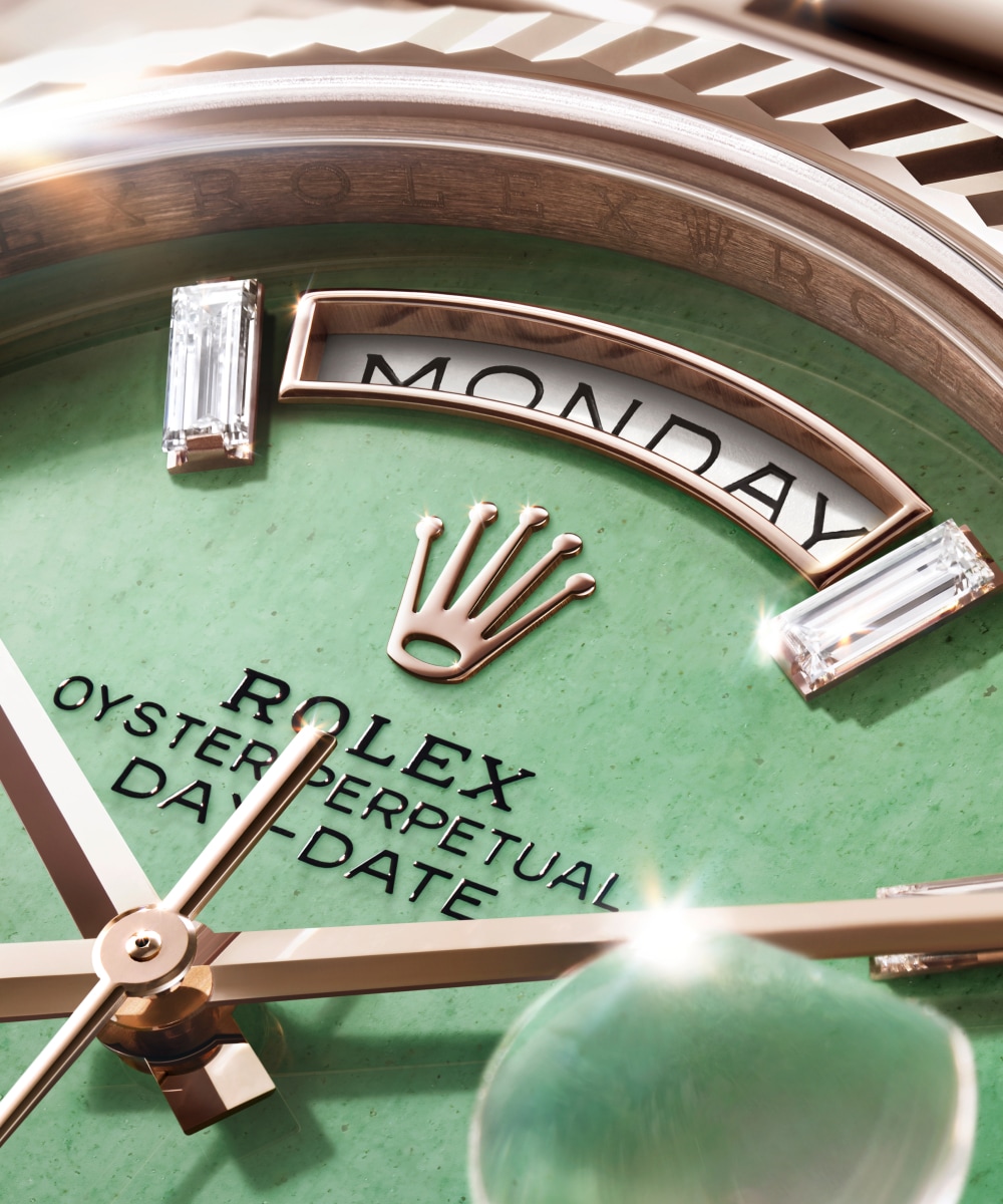 Watches & Wonders 2026 | Rolex Oyster Perpetual Day-Date 40 Gets All-New ‘Jubilee Gold’ 18 CT Finish And Light Green Aventurine Dial